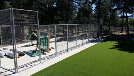Construction d’un terrain de padel au Boulou