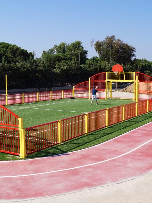 Terrain multisport de Rivesaltes et sa piste